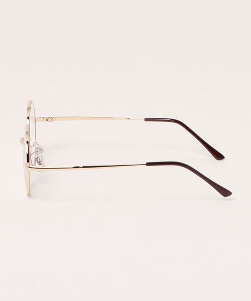 ROUND CLEAR LENS GLASSES / メタルフレーム ラウンド型 メガネ 伊達