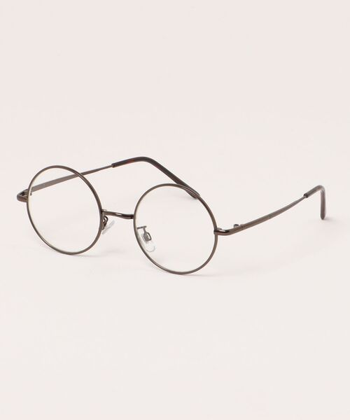 Revo.(レボ)の「ROUND CLEAR LENS GLASSES / メタルフレーム ラウンド型 メガネ 伊達メガネ クリアレンズ UVカット <ユニセックス>(メガネ・レディース・シルバー/ブラック/ブラウン/ゴールド・FREE)」の14枚目の写真