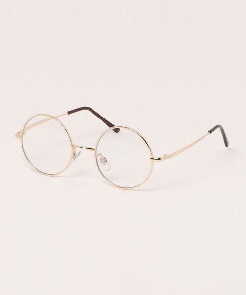 Revo.(レボ)の「ROUND CLEAR LENS GLASSES / メタルフレーム ラウンド型 メガネ 伊達メガネ クリアレンズ UVカット <ユニセックス>(メガネ・レディース・シルバー/ブラック/ブラウン/ゴールド・FREE)」の16枚目の写真