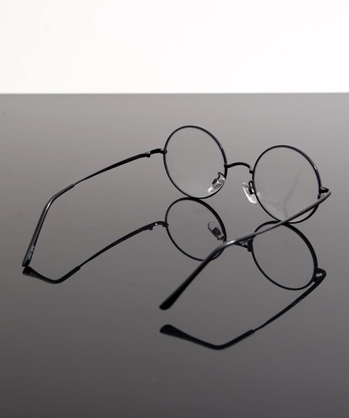 Revo.(レボ)の「ROUND CLEAR LENS GLASSES / メタルフレーム ラウンド型 メガネ 伊達メガネ クリアレンズ UVカット <ユニセックス>(メガネ・レディース・シルバー/ブラック/ブラウン/ゴールド・FREE)」の9枚目の写真