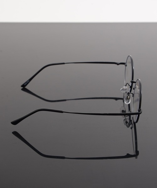 Revo.(レボ)の「ROUND CLEAR LENS GLASSES / メタルフレーム ラウンド型 メガネ 伊達メガネ クリアレンズ UVカット <ユニセックス>(メガネ・レディース・シルバー/ブラック/ブラウン/ゴールド・FREE)」の10枚目の写真