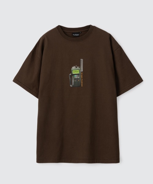 WILD THINGS（ワイルドシングス）の「プラッガーS/S Tシャツ│PLUGGER TEE SS（Tシャツ/カットソー・メンズ・ホワイト/ブラック/ライトカーキ/ブラウン・L/S/M/XL）」の3枚目の写真