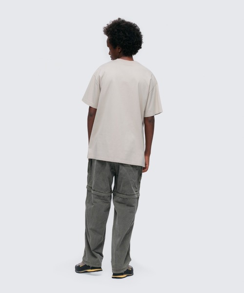 WILD THINGS（ワイルドシングス）の「プラッガーS/S Tシャツ│PLUGGER TEE SS（Tシャツ/カットソー・メンズ・ホワイト/ブラック/ライトカーキ/ブラウン・L/S/M/XL）」の6枚目の写真