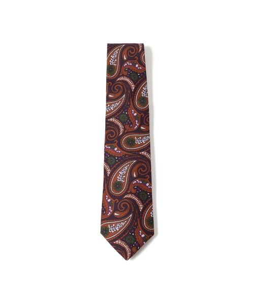 セール】ADAMLEY シルク ペイズリー プリント ネクタイ（ネクタイ