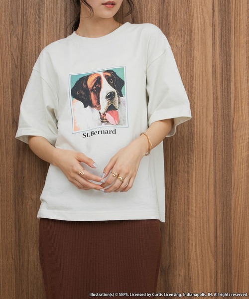 forksy.(フォルクシー)の「【forksy.】【THE SATURDAY EVENING POST】別注 アソート グラフィック半袖Tシャツ(Tシャツ/カットソー・レディース・ホワイト系1/グレイッシュベージュ/ホワイト系2・FREE)」の14枚目の写真