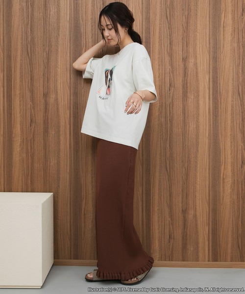 forksy.(フォルクシー)の「【forksy.】【THE SATURDAY EVENING POST】別注 アソート グラフィック半袖Tシャツ(Tシャツ/カットソー・レディース・ホワイト系1/グレイッシュベージュ/ホワイト系2・FREE)」の19枚目の写真