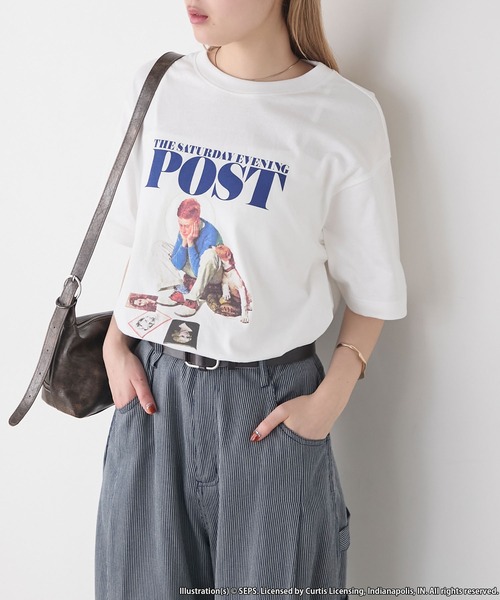 【出品7/15まで】&ellecy ギラギラT forksy.】【THE SATURDAY EVENING POST】別注 アソート
