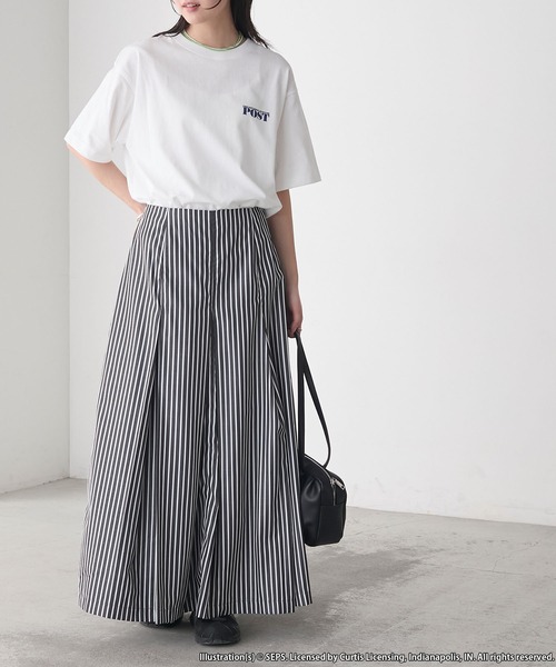 forksy.(フォルクシー)の「【forksy.】【THE SATURDAY EVENING POST】別注 アソート グラフィック半袖Tシャツ(Tシャツ/カットソー・レディース・ホワイト系1/グレイッシュベージュ/ホワイト系2・FREE)」の8枚目の写真
