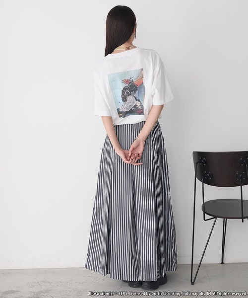 forksy.(フォルクシー)の「【forksy.】【THE SATURDAY EVENING POST】別注 アソート グラフィック半袖Tシャツ(Tシャツ/カットソー・レディース・ホワイト系1/グレイッシュベージュ/ホワイト系2・FREE)」の11枚目の写真