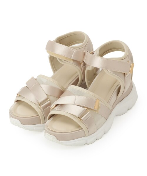 ESPERANZA（エスペランサ）の「チュールベルトスポサン（サンダル・レディース・ブラック系2/グレー系2/ベージュ系2/ピンク系7・S/M/L/LL）」の6枚目の写真