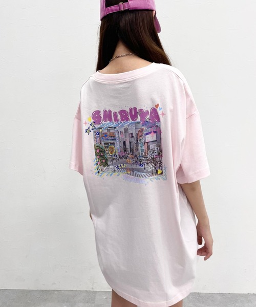 repipi armario（レピピ アルマリオ）の「SHIBUYAフォトTワンピース（ワンピース・キッズ・ピンク/ブラック/ホワイト・SMALL/LARGE/MEDIUM）」の3枚目の写真