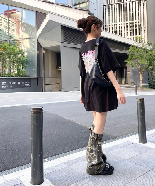 repipi armario（レピピ アルマリオ）の「SHIBUYAフォトTワンピース（ワンピース・キッズ・ピンク/ブラック/ホワイト・SMALL/LARGE/MEDIUM）」の12枚目の写真