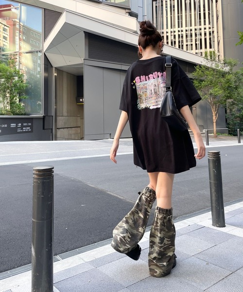 repipi armario（レピピ アルマリオ）の「SHIBUYAフォトTワンピース（ワンピース・キッズ・ピンク/ブラック/ホワイト・SMALL/LARGE/MEDIUM）」の13枚目の写真