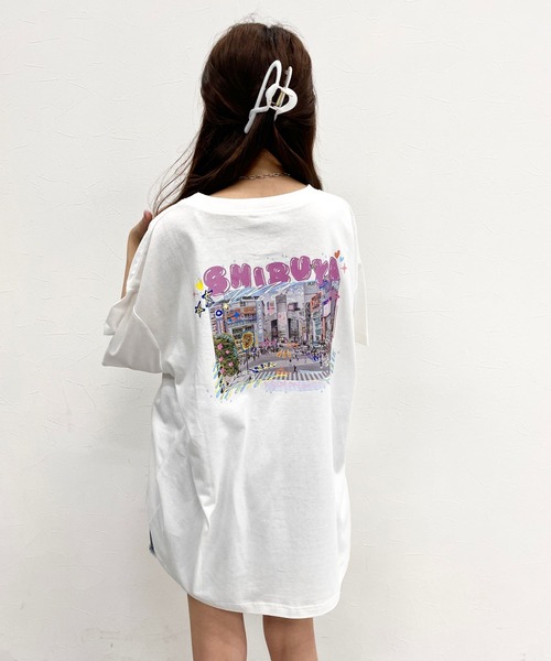 repipi armario（レピピ アルマリオ）の「SHIBUYAフォトTワンピース（ワンピース・キッズ・ピンク/ブラック/ホワイト・SMALL/LARGE/MEDIUM）」の16枚目の写真