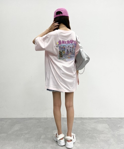 repipi armario（レピピ アルマリオ）の「SHIBUYAフォトTワンピース（ワンピース・キッズ・ピンク/ブラック/ホワイト・SMALL/LARGE/MEDIUM）」の20枚目の写真