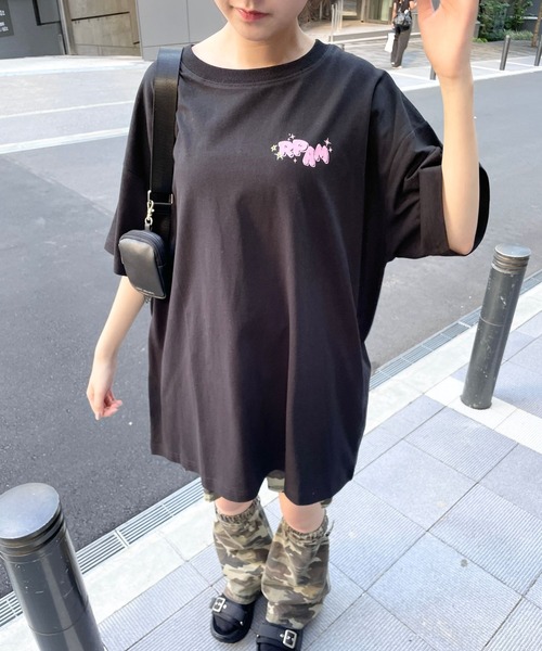 repipi armario（レピピ アルマリオ）の「SHIBUYAフォトTワンピース（ワンピース・キッズ・ピンク/ブラック/ホワイト・SMALL/LARGE/MEDIUM）」の8枚目の写真