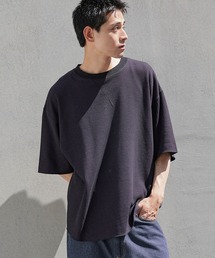 配色ワッフルTシャツ