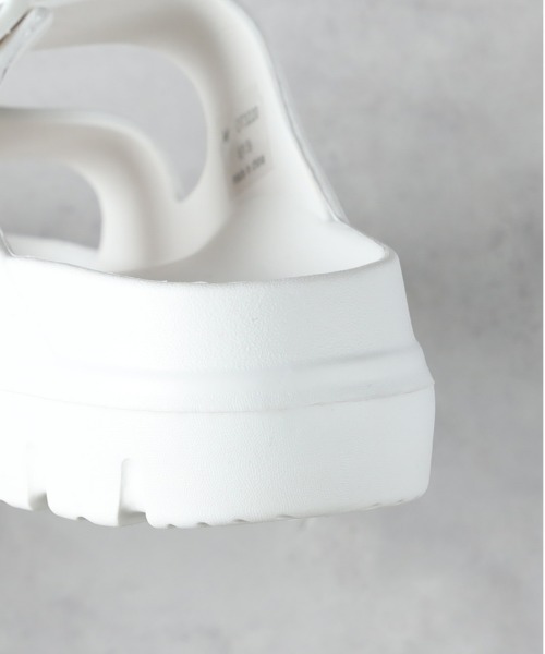 Right-on（ライトオン）の「ダブルベルト厚底サンダル（サンダル・レディース・ホワイト/ブラック・S/M/L）」の9枚目の写真