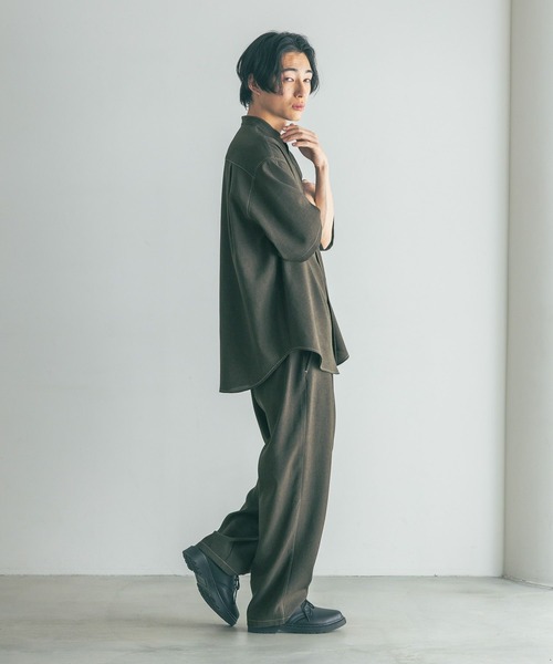 LOWRYS FARM（ローリーズファーム）の「ホップサックイージーパンツ　 290343（その他パンツ・メンズ・チャコールグレー/ダークブラウン・MEDIUM/LARGE）」の4枚目の写真