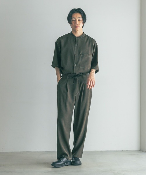 LOWRYS FARM（ローリーズファーム）の「ホップサックイージーパンツ　 290343（その他パンツ・メンズ・チャコールグレー/ダークブラウン・MEDIUM/LARGE）」の6枚目の写真