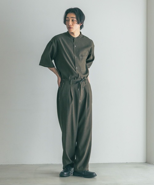 LOWRYS FARM（ローリーズファーム）の「ホップサックイージーパンツ　 290343（その他パンツ・メンズ・チャコールグレー/ダークブラウン・MEDIUM/LARGE）」の7枚目の写真