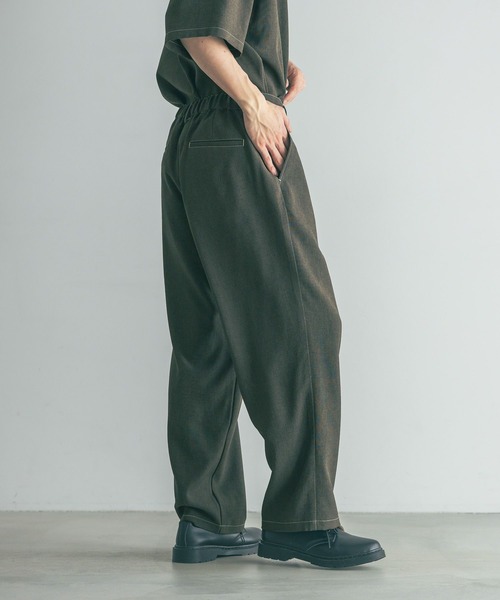 LOWRYS FARM（ローリーズファーム）の「ホップサックイージーパンツ　 290343（その他パンツ・メンズ・チャコールグレー/ダークブラウン・MEDIUM/LARGE）」の9枚目の写真