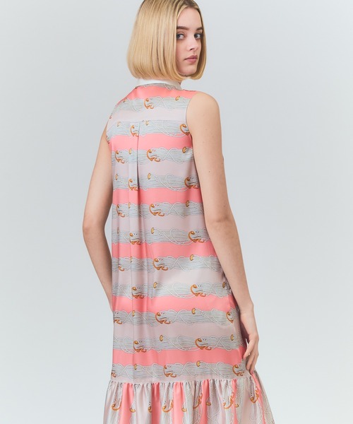 ★イオ★グレースコンチネンタル　グレースクラス　ロープボーダーワンピース ロープボーダーワンピース（ワンピース）｜GRACE CLASS（グレース