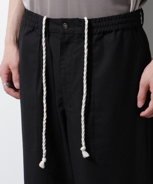 NANO universe(ナノユニバース)の「リネンミックスリラックスイージーパンツ(その他パンツ・メンズ・ベージュ系その他/ブラウン/ブラック・L/M/S)」の16枚目の写真