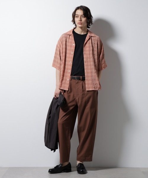 NANO universe(ナノユニバース)の「リネンミックスリラックスイージーパンツ(その他パンツ・メンズ・ベージュ系その他/ブラウン/ブラック・L/M/S)」の21枚目の写真