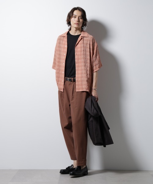 NANO universe(ナノユニバース)の「リネンミックスリラックスイージーパンツ(その他パンツ・メンズ・ベージュ系その他/ブラウン/ブラック・L/M/S)」の22枚目の写真