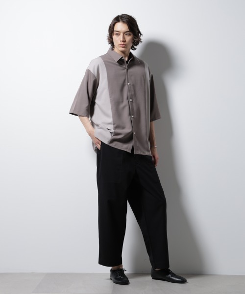 NANO universe(ナノユニバース)の「リネンミックスリラックスイージーパンツ(その他パンツ・メンズ・ベージュ系その他/ブラウン/ブラック・L/M/S)」の8枚目の写真