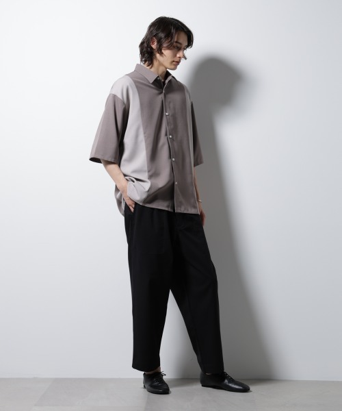 NANO universe(ナノユニバース)の「リネンミックスリラックスイージーパンツ(その他パンツ・メンズ・ベージュ系その他/ブラウン/ブラック・L/M/S)」の9枚目の写真