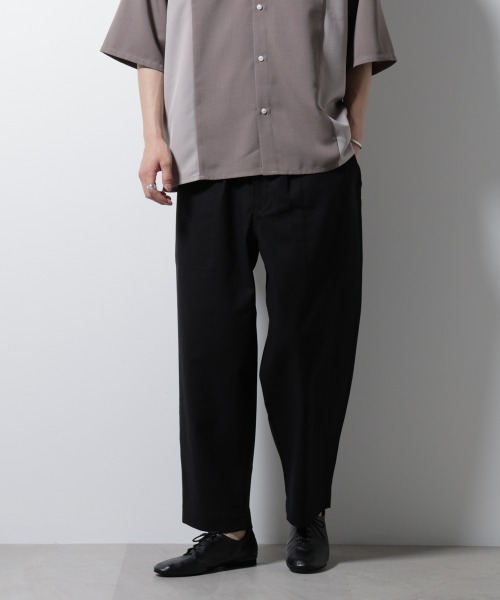 NANO universe(ナノユニバース)の「リネンミックスリラックスイージーパンツ(その他パンツ・メンズ・ベージュ系その他/ブラウン/ブラック・L/M/S)」の6枚目の写真