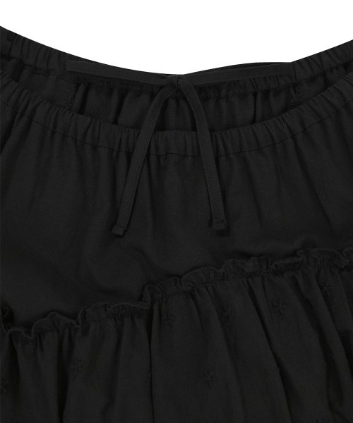 clor(クロル)の「CANCAN RUFFLE SKIRT(スカート・レディース・ホワイト/ブラック・S/M)」の16枚目の写真