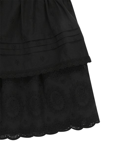 clor(クロル)の「CANCAN RUFFLE SKIRT(スカート・レディース・ホワイト/ブラック・S/M)」の18枚目の写真
