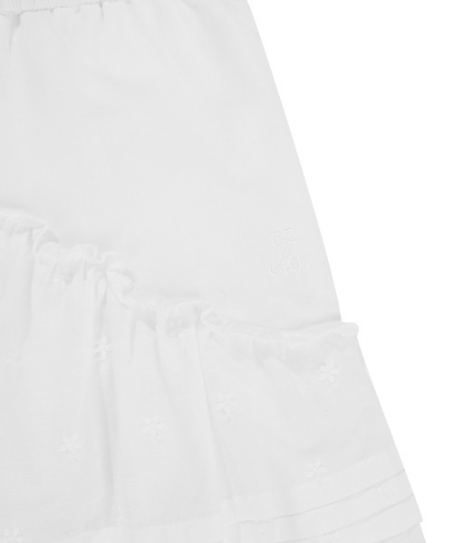 clor(クロル)の「CANCAN RUFFLE SKIRT(スカート・レディース・ホワイト/ブラック・S/M)」の11枚目の写真