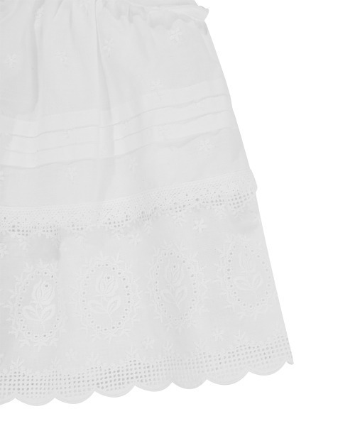 clor(クロル)の「CANCAN RUFFLE SKIRT(スカート・レディース・ホワイト/ブラック・S/M)」の12枚目の写真