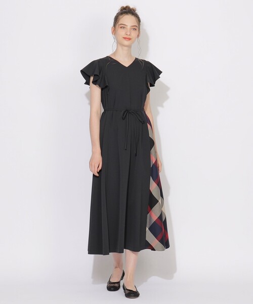 CBクレストブリッジ ラッフルスリーブワンピース ラッフルスリーブワンピース（ドレス）｜CB CRESTBRIDGE