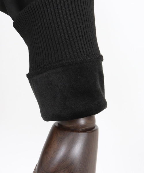 mlt5282- Suede Like Lining Shaggy Ponti Raglan Sleeve Pullover カットソー