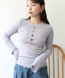 StyleSea（スタイルシー）の「フロントホールスリットニットプルオーバー（ニット/セーター）」
