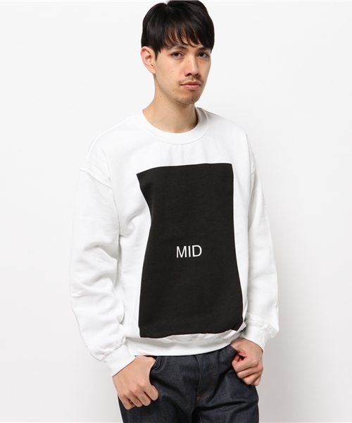MYE-DO'（マイ・ドゥ）の「GD クルースウェット "MID"（スウェット・メンズ・ホワイト/ブラック・X-LARGE/LARGE/MEDIUM）」の14枚目の写真