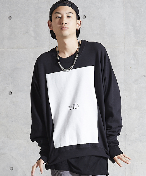 MYE-DO'（マイ・ドゥ）の「GD クルースウェット "MID"（スウェット・メンズ・ホワイト/ブラック・X-LARGE/LARGE/MEDIUM）」の10枚目の写真