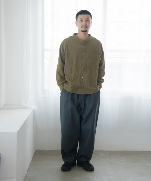 MAKE YOUR DAY（メイクユアデイ）の「無地タックバルーンパンツ■大人サイズ（その他パンツ・メンズ・グレー/ブラック/チャコールグレー/ダークグリーン・L/M）」の12枚目の写真