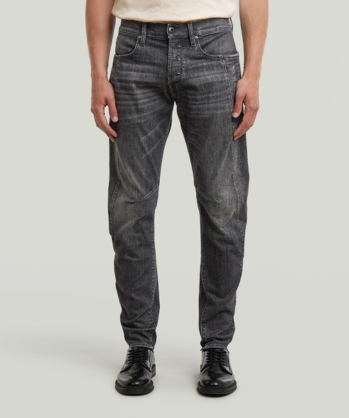 G-STAR(ジースター)の「CONTOR 3D SLIM JEANS/ヴィンテージライク立体裁断スリムテーパードジーンズ(デニムパンツ・メンズ・ブラック系その他・31/30/30/30/29/30/28/30/27inch/26inch/32/30/33/30/34/30)」の1枚目の写真