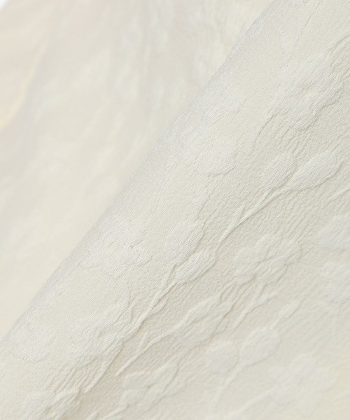 an another angelus（アンアナザーアンジェラス）の「袖口プチリボンジャガードブラウス　夏服（シャツ/ブラウス・レディース・オフホワイト/アイボリー・FREE）」の11枚目の写真