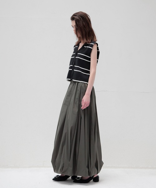 TSURU by Mariko Oikawa（ツルバイマリコオイカワ）の「TSURU by Mariko Oikawa / Biscuit(フェザーツイードビジューバックル付きパンプス WW-2253490)（パンプス・レディース・ブラック/ホワイト・37/36）」の6枚目の写真