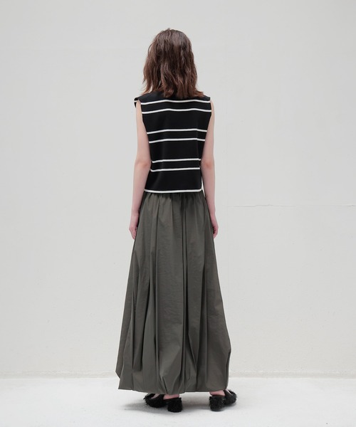 TSURU by Mariko Oikawa（ツルバイマリコオイカワ）の「TSURU by Mariko Oikawa / Biscuit(フェザーツイードビジューバックル付きパンプス WW-2253490)（パンプス・レディース・ブラック/ホワイト・37/36）」の7枚目の写真