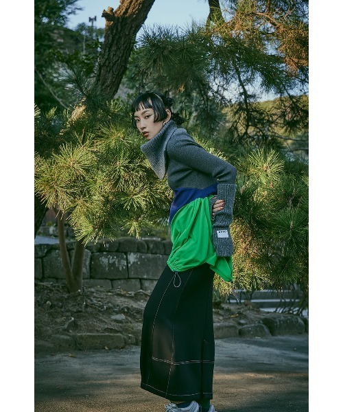 COCOON STITCH SK ommo スカート セール】COCOON STITCH SK（スカート）｜OMMO（オーエムエムオー