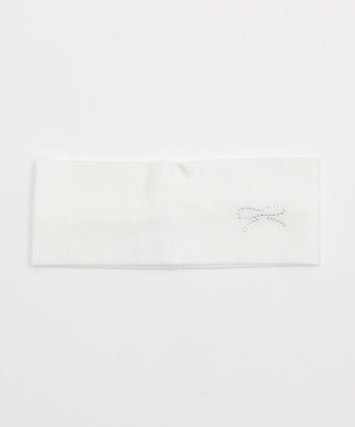 WEGO（ウィゴー）の「WEGO/リボンラインストーンヘアバンド（ヘアバンド・レディース・ライトピンク/ブラック/ホワイト/ライトグレー・FREE）」の2枚目の写真