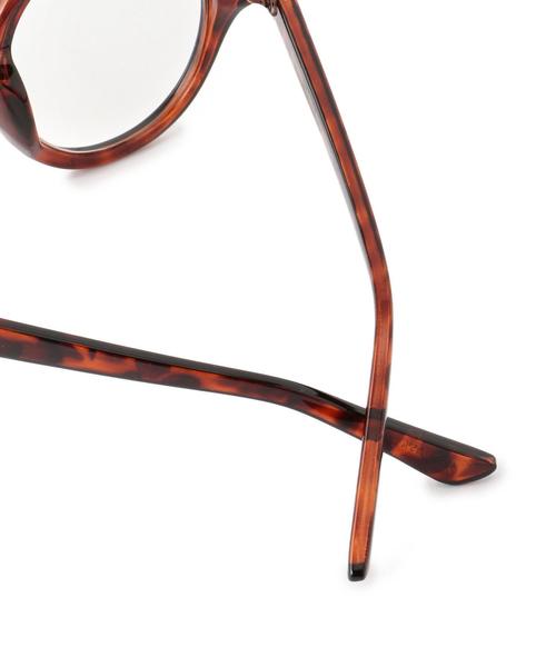 green label relaxing（グリーンレーベルリラクシング）の「CLEAR BROW BOSTON メガネ◆（メガネ・メンズ・ブラック/ブラウン・フリー）」の4枚目の写真